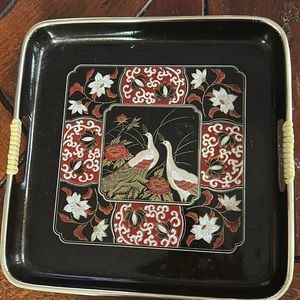 TOYO M Mid century, modern small enamel tray.